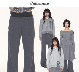 [TAKEANAP] side stripe sweatpants