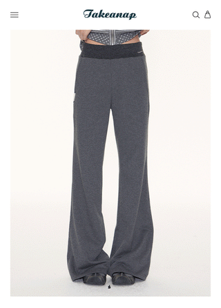 [TAKEANAP] side stripe sweatpants