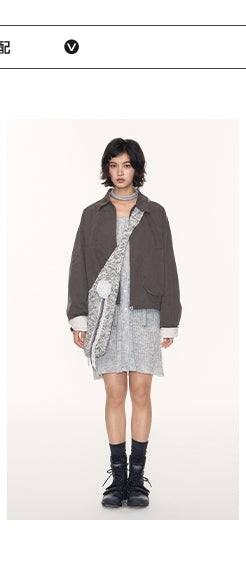 [TAKEANAP] jacquard knit dress