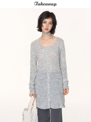 [TAKEANAP] jacquard knit dress