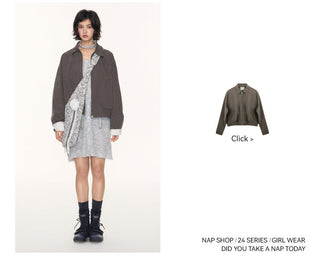[TAKEANAP] jacquard knit dress