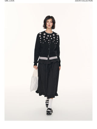 [TAKEANAP] polka dot cardigan