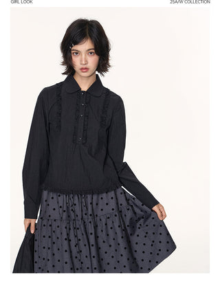 [TAKEANAP] lace doll shirt
