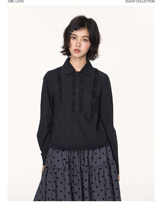 [TAKEANAP] lace doll shirt