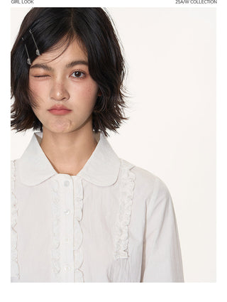 [TAKEANAP] lace doll shirt