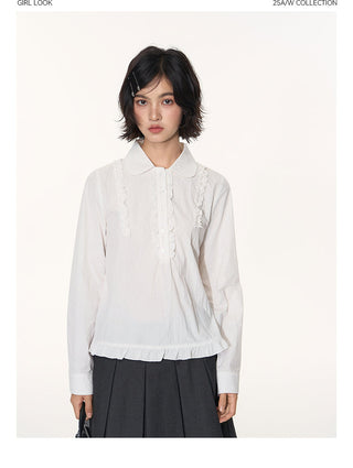 [TAKEANAP] lace doll shirt