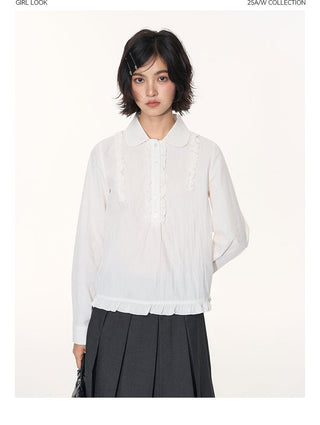 [TAKEANAP] lace doll shirt