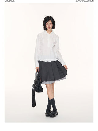 [TAKEANAP] lace doll shirt