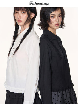 [TAKEANAP] lace doll shirt
