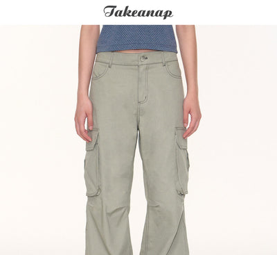 [TAKEANAP] pocket overalls