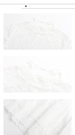 [TAKEANAP] lace bottoming shirt