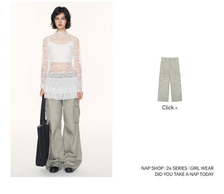 [TAKEANAP] lace bottoming shirt
