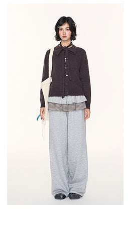 [TAKEANAP] button cardigan set