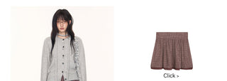 [TAKEANAP] button cardigan set