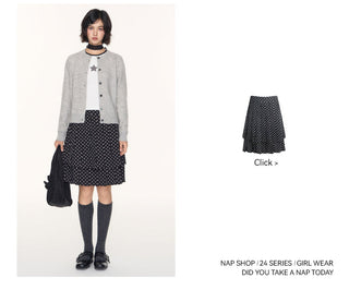 [TAKEANAP] button cardigan set