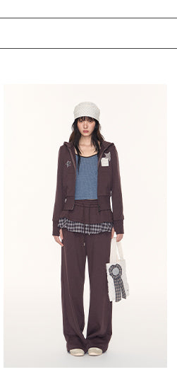 [TAKEANAP] hooded cardigan