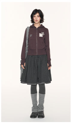 [TAKEANAP] hooded cardigan
