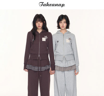 [TAKEANAP] hooded cardigan