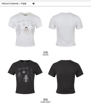 [TAKEANAP] printed retro top