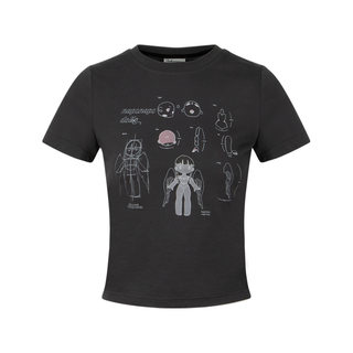 [TAKEANAP] printed retro top