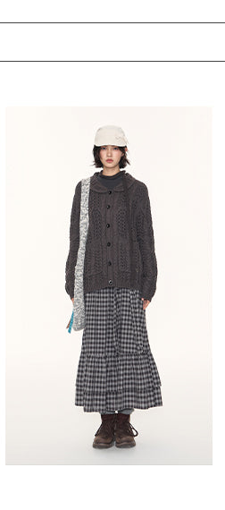 [TAKEANAP] petal collar cardigan