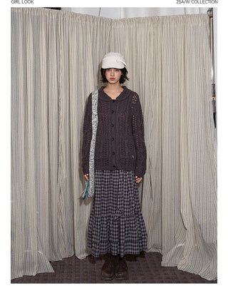 [TAKEANAP] petal collar cardigan