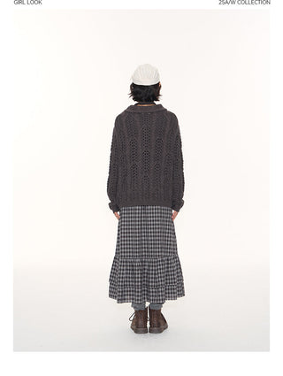 [TAKEANAP] petal collar cardigan