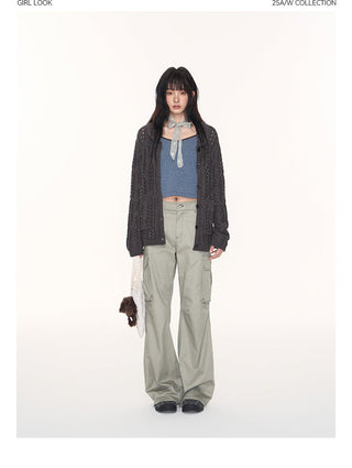 [TAKEANAP] petal collar cardigan