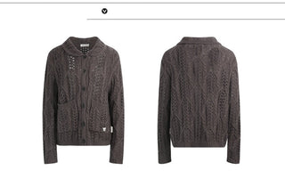 [TAKEANAP] petal collar cardigan
