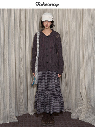 [TAKEANAP] petal collar cardigan