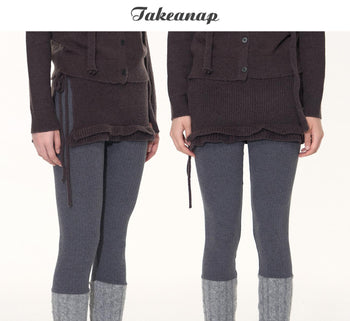 [TAKEANAP] knit lace skirt