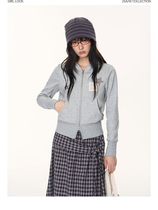 [TAKEANAP] plaid lace skirt