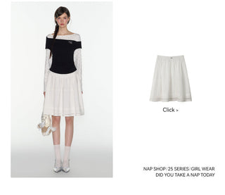 [TAKEANAP] patchwork long-sleeved tee