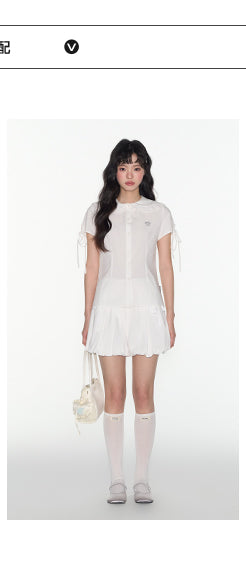 [TAKEANAP] lace sailor shirt