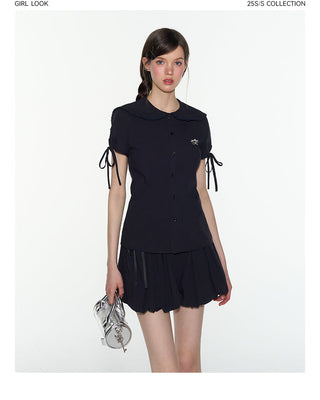 [TAKEANAP] lace sailor shirt
