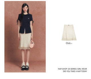 [TAKEANAP] lace sailor shirt