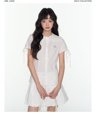 [TAKEANAP] lace sailor shirt