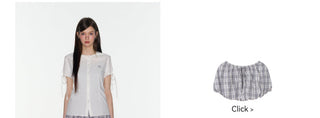 [TAKEANAP] lace sailor shirt