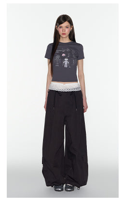 [TAKEANAP] lace safety shorts