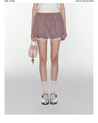 [TAKEANAP] lace safety shorts