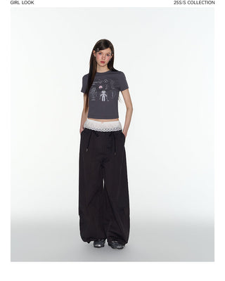 [TAKEANAP] lace safety shorts