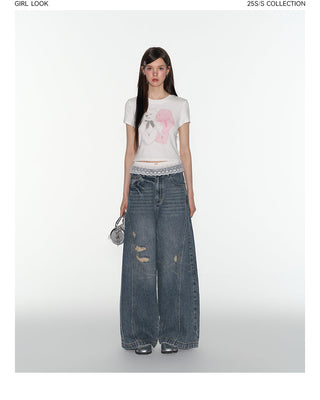 [TAKEANAP] lace safety shorts