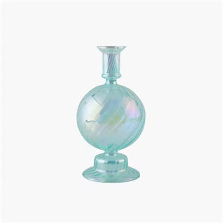 Groovy Glass Taper Candle Holders