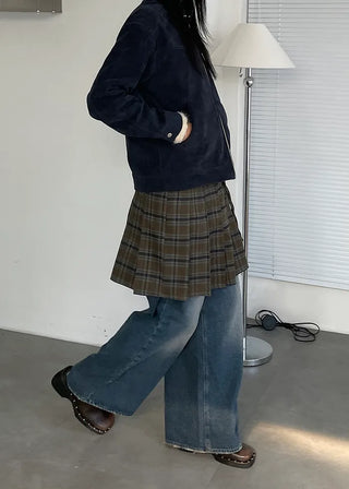 tartan check wrap SK (2c)