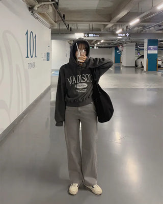 (basic/long) Straight denim pants - 4 sizes