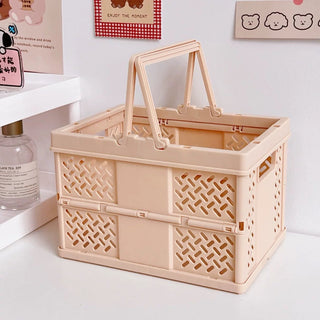 Pastel Folding Storage Basket