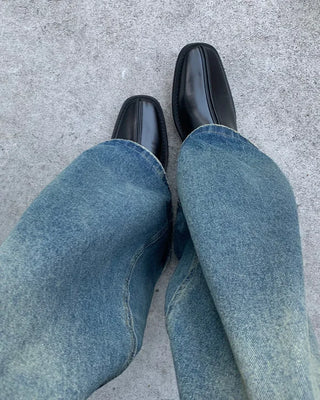 Slit Point Loafers