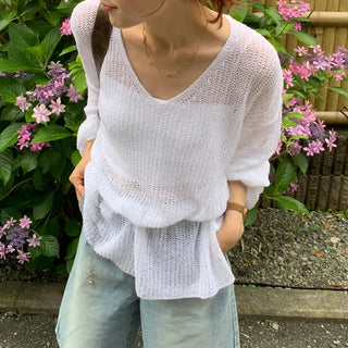 See-through knit