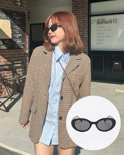 Oval style sunglasses