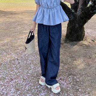 Reactive Wide Denim